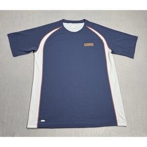 Alo Yoga Coolfit Athletic Tee Mens Large Blue Gray Lucasfilm Logo Performance